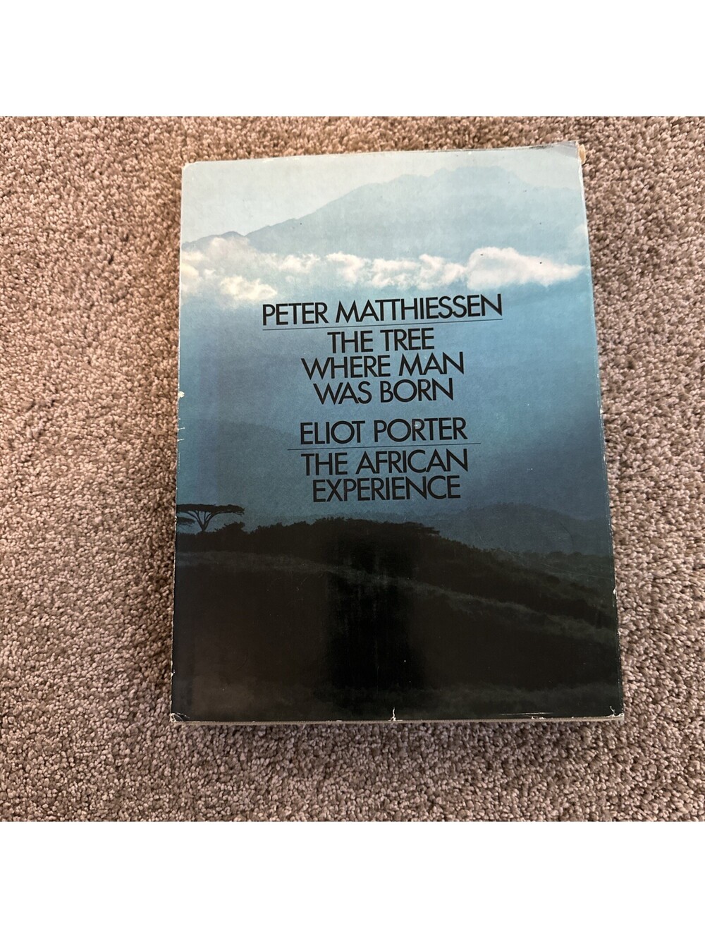 Peter Matthiessen The Tree Where Man Was Born with Eliot Porter 1972 HB DJ Book